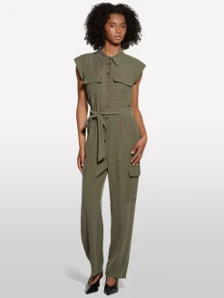 Tuta cargo verde militare