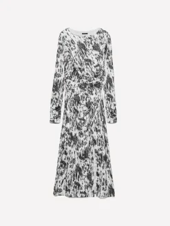 Vestito aderente con spacco