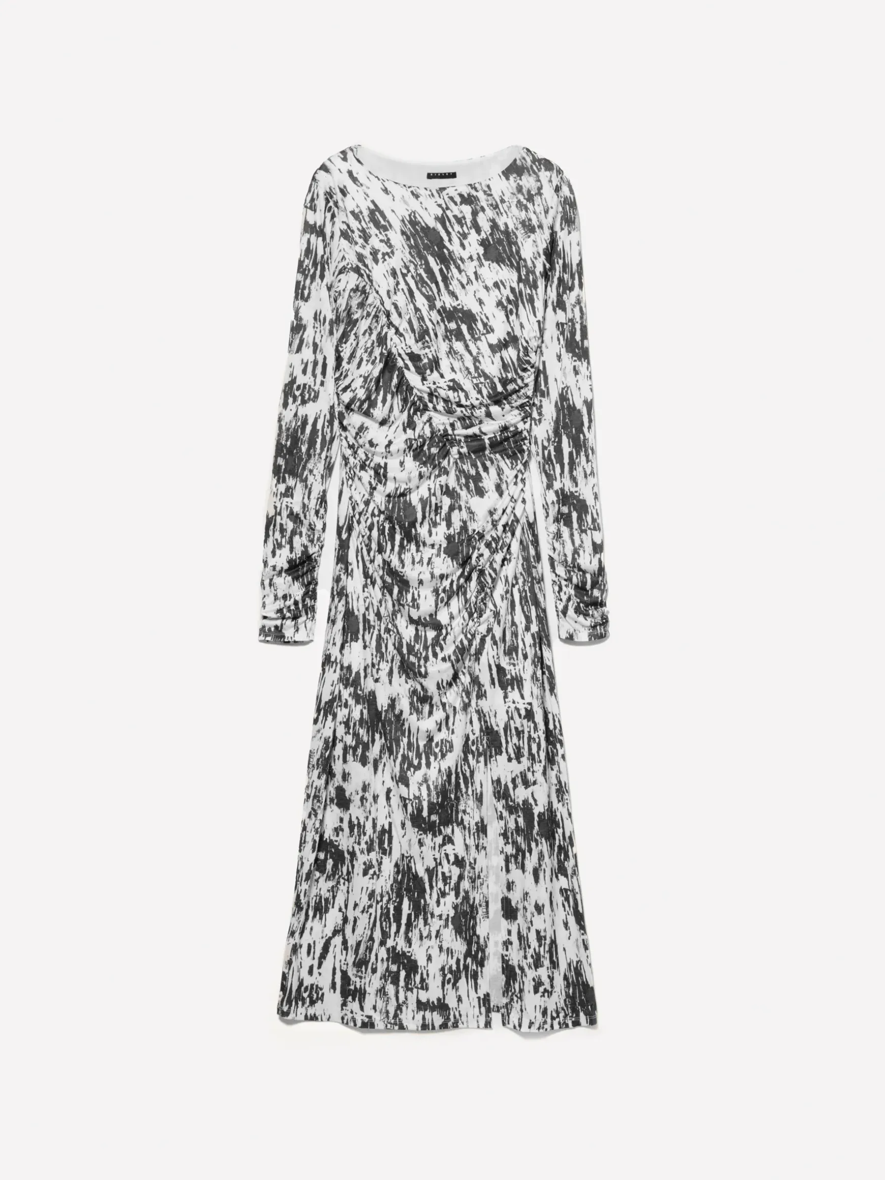 Vestito aderente con spacco